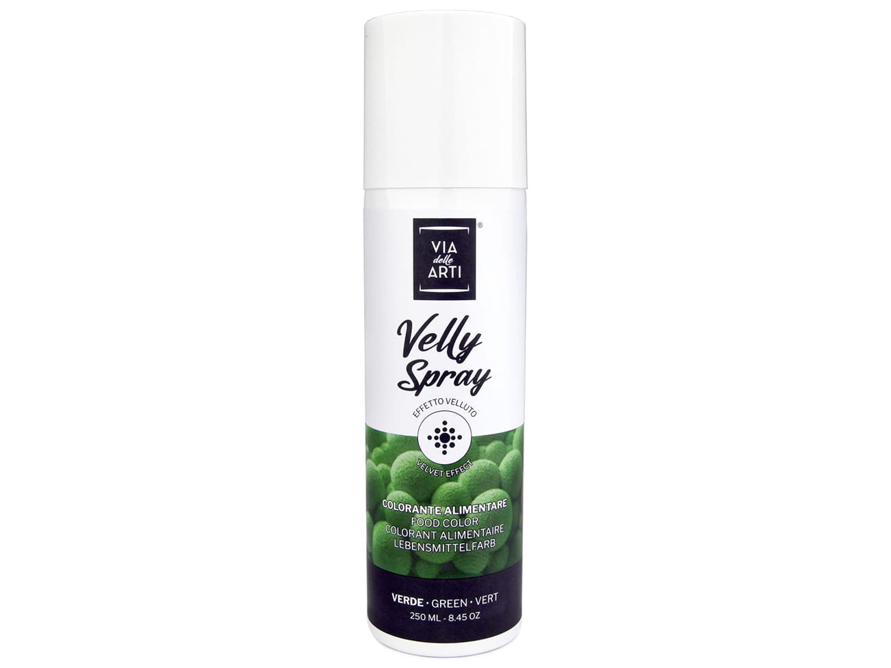 Colorant en spray effet velours - 250 ml - Vert - Velly Spray