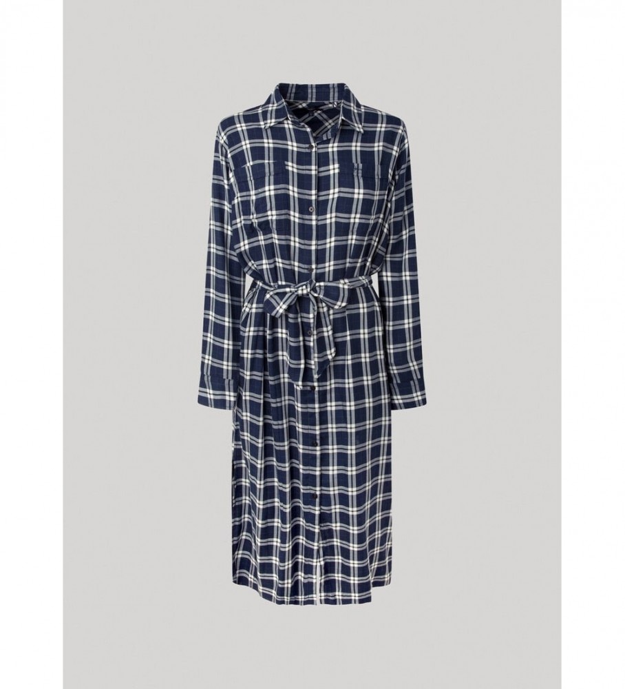 Vestido Iliana azul-marinho da Pepe Jeans