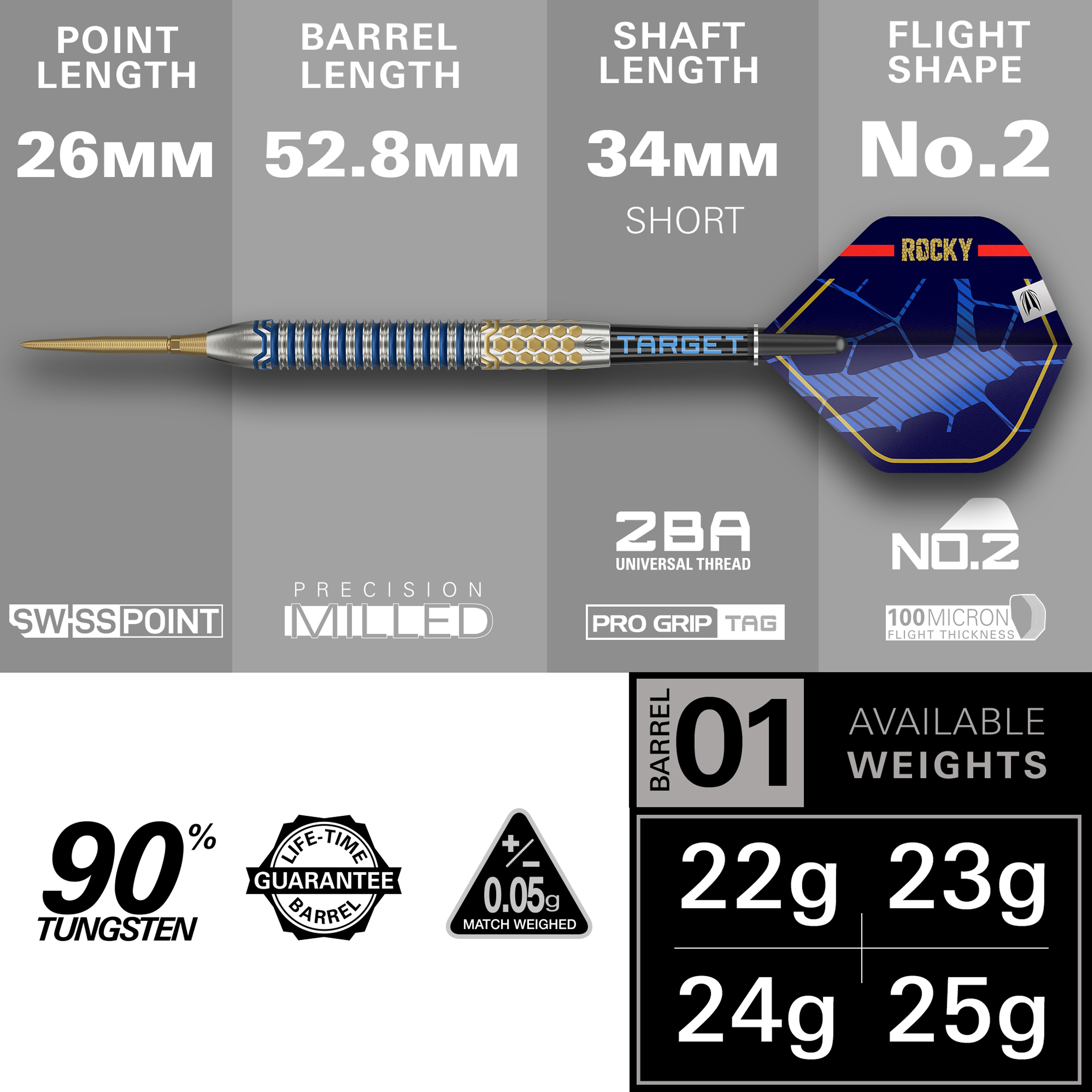 Target - Swiss Point - Josh Rock - Steeldart