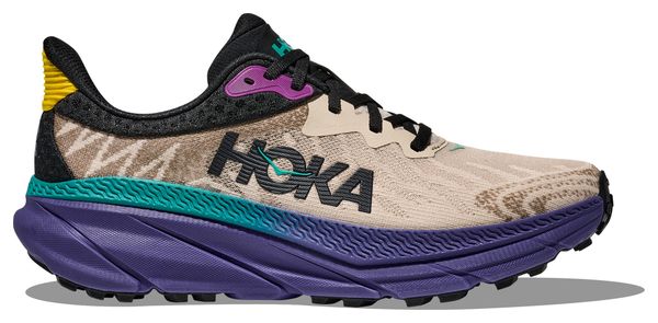 Chaussures Trail Hoka Challenger 7 Beige/Multicolore Homme