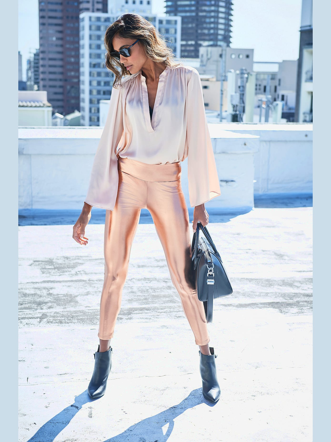 Legging à imprimé brillant