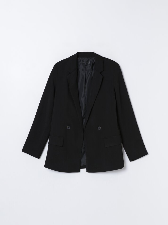 Blazer básico - Preto