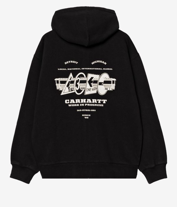 Carhartt WIP Runaway Jacke (black wax stone washed)