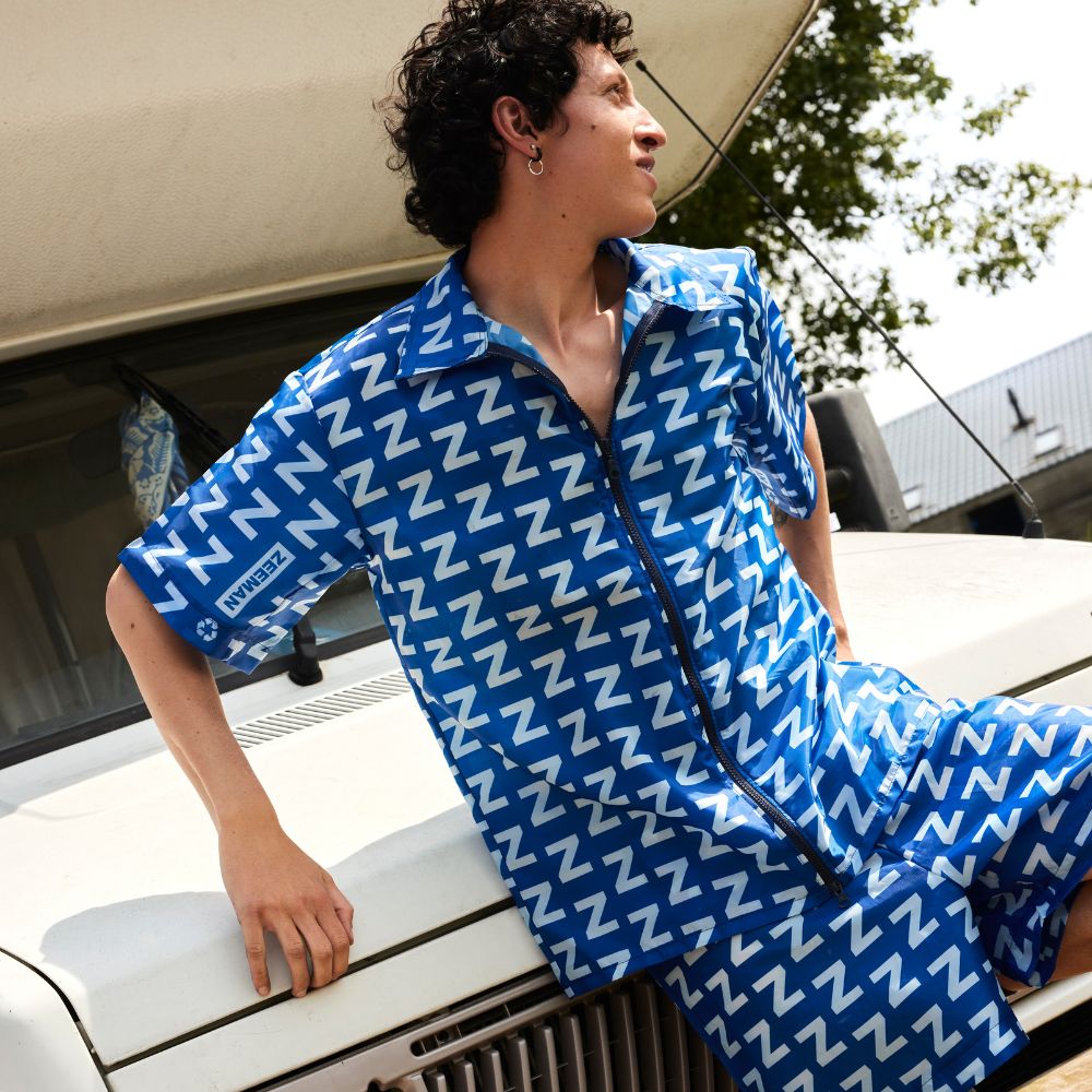 Overhemd Zeeman x Fraenck Korte mouwen Blauw kopen? Goed en goedkoop