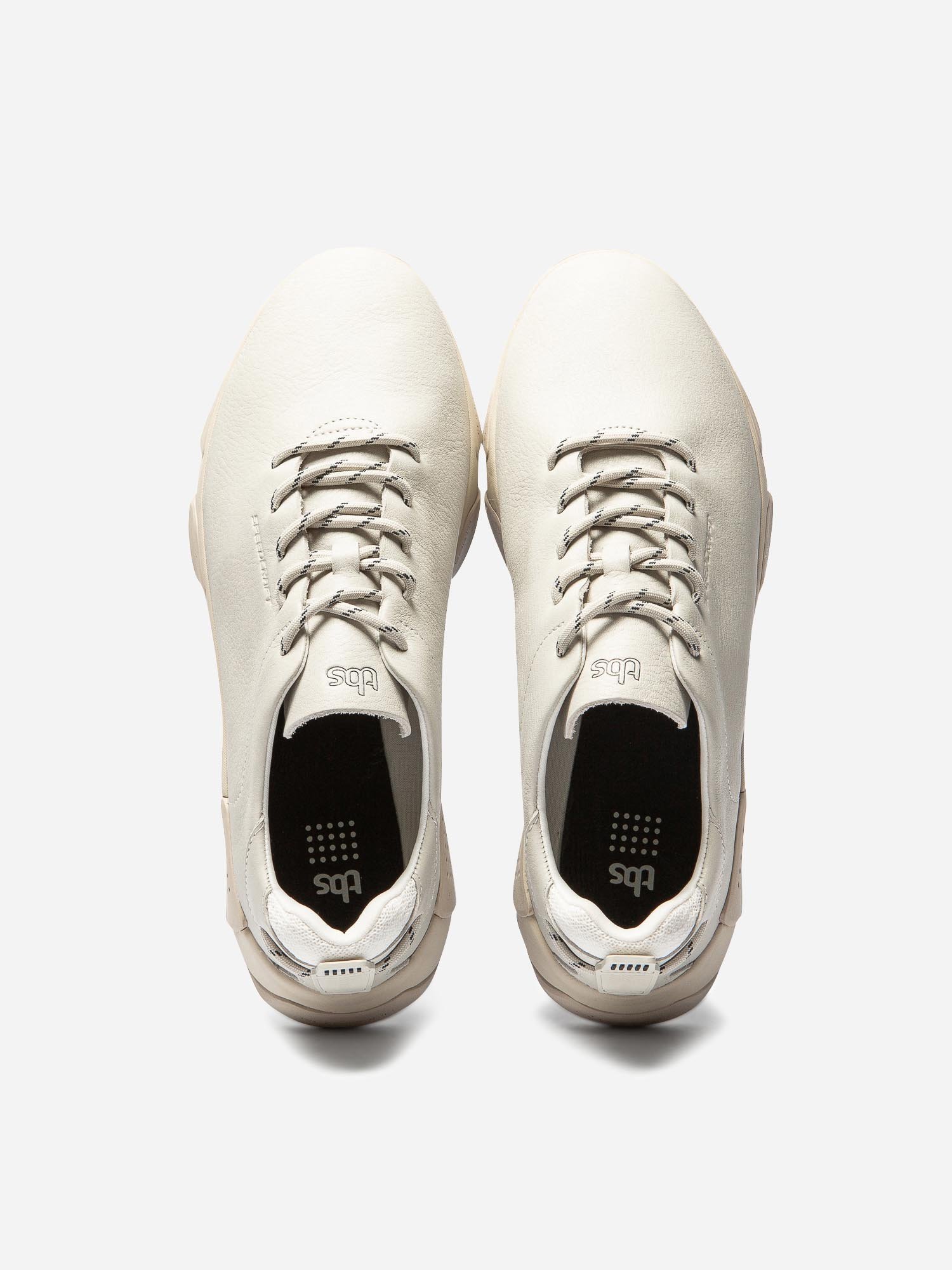 Baskets Homme Confort Cuir Ecru