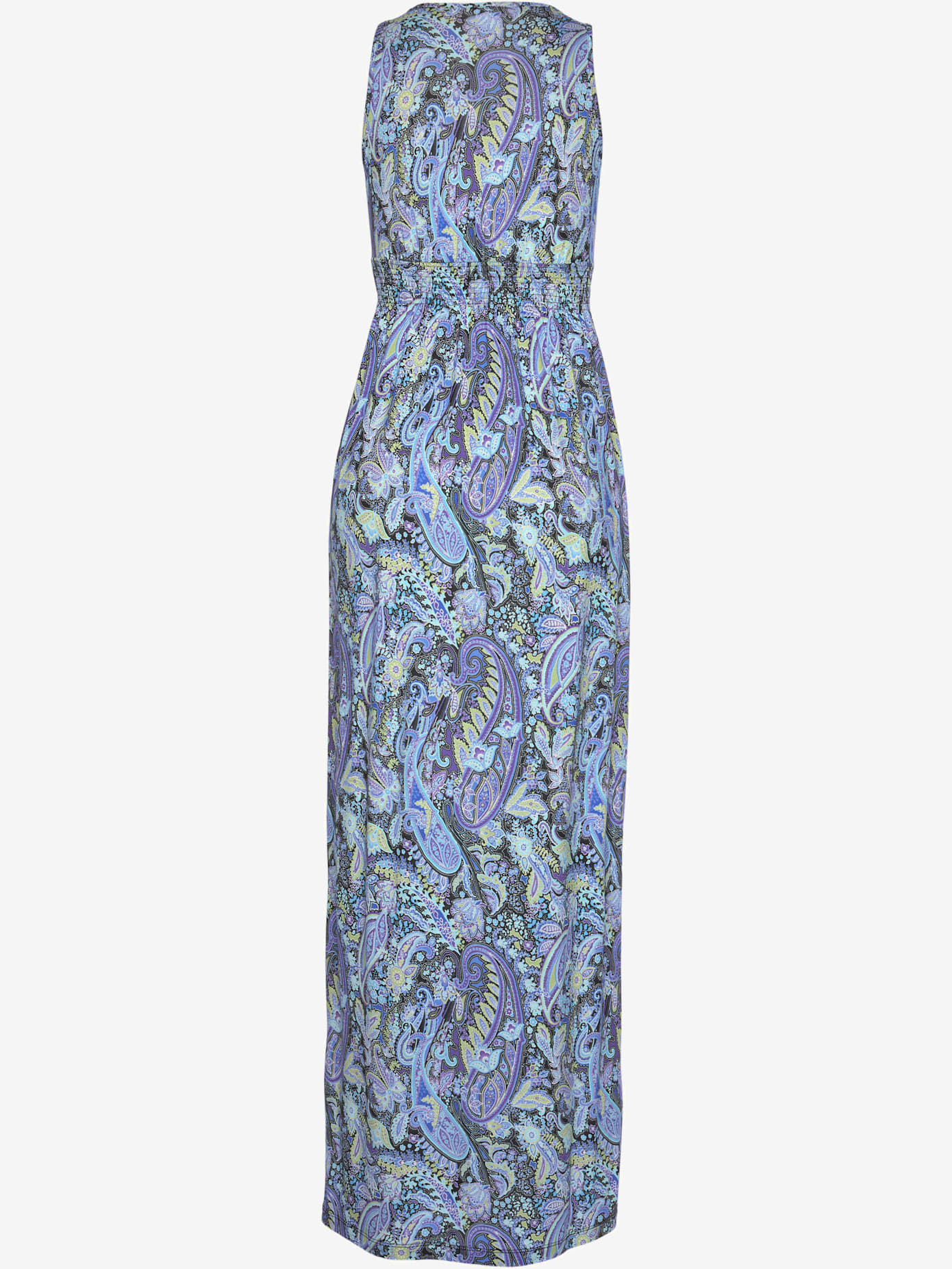 Robe longue séduisante encolure réglable