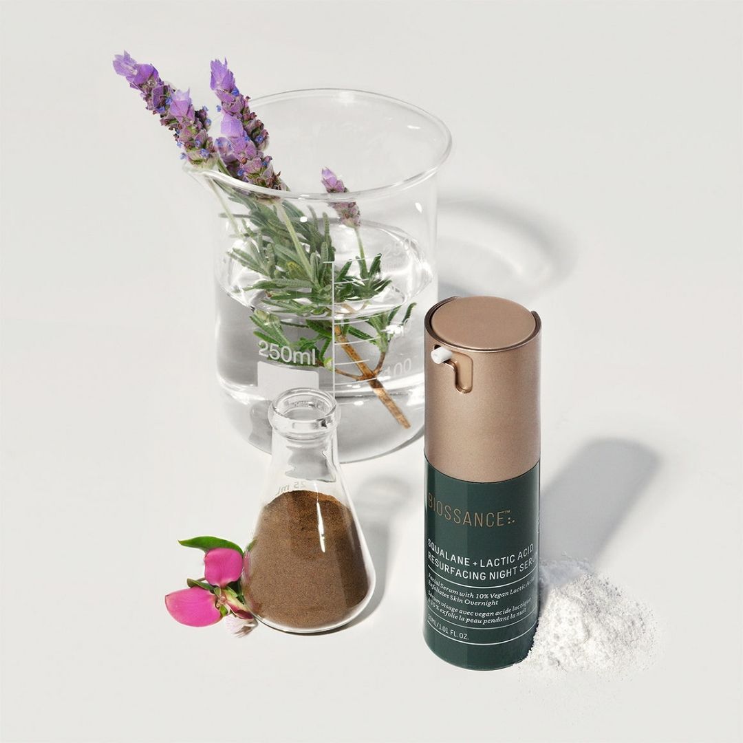 Squalane + Lactic Acid Resurfacing Night Serum - 30ml