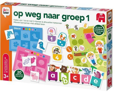 Jumbo - Ik Leer Op Weg Naar Groep 1 - Educatief Spel - Verschillende Moeilijkheidsgraden