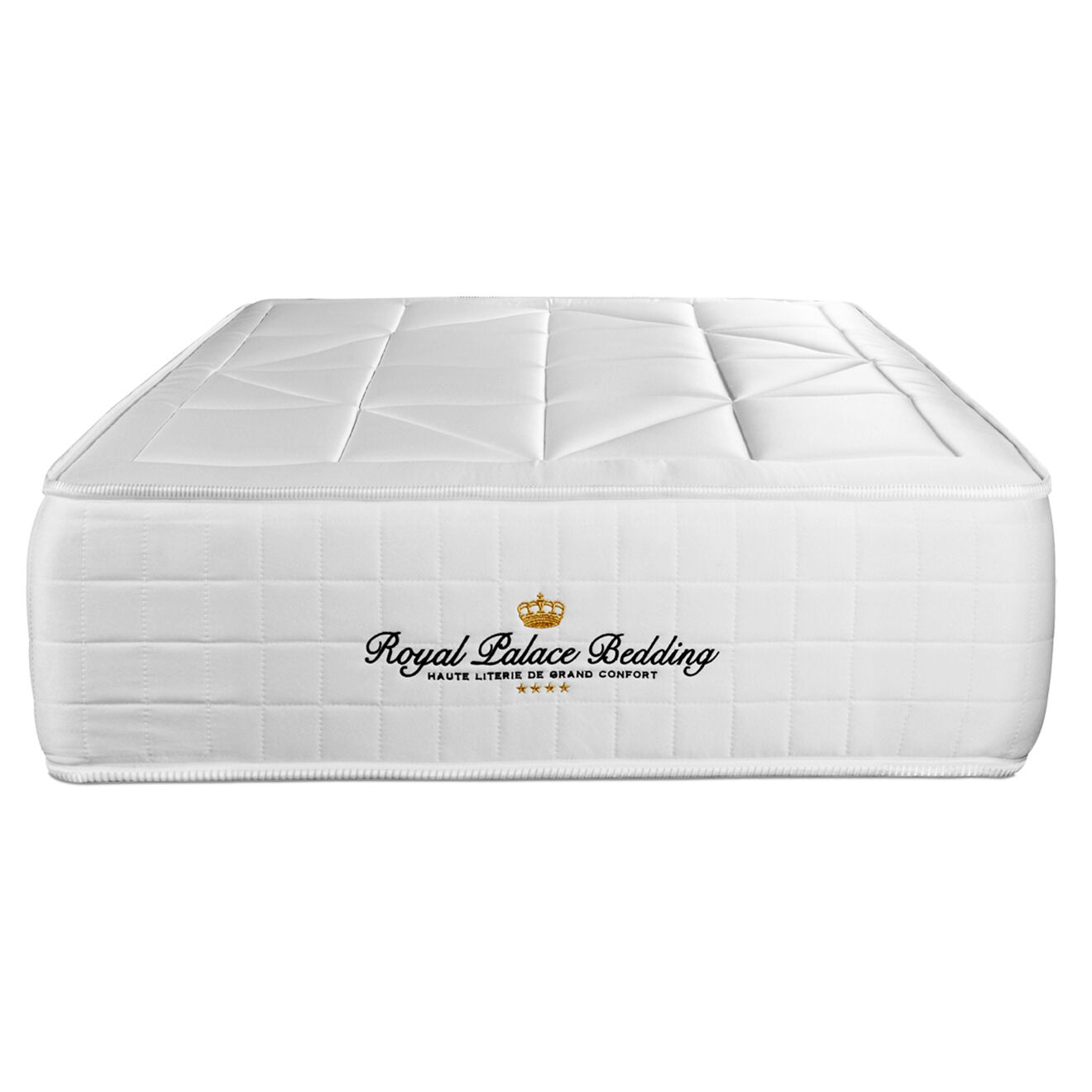 Royal Palace Bedding Matelas ressorts ensachés & mémoire de forme Windsor blanc - 90x200 cm
