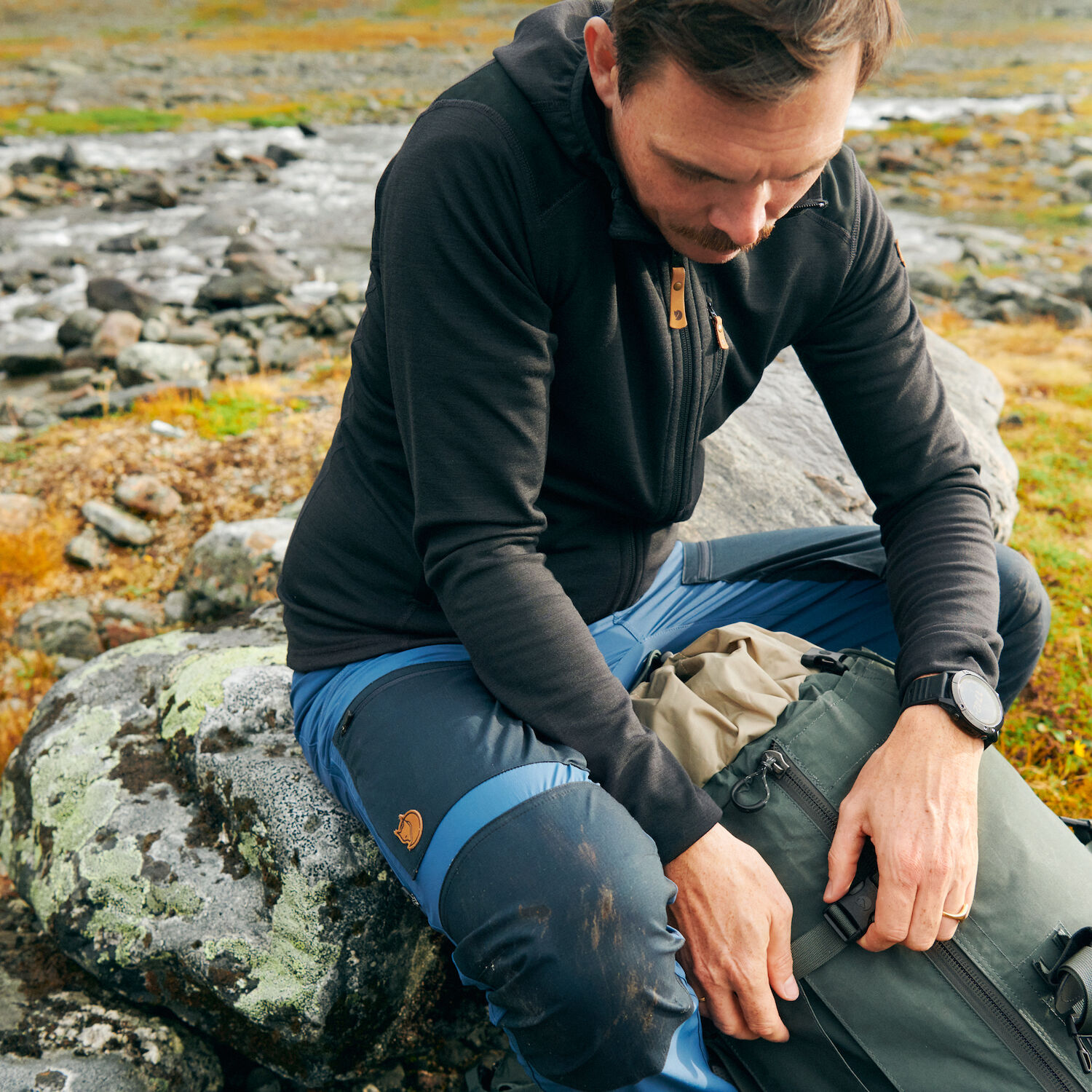 Fjällräven KEB Agile Trousers, Herre<br>Lett og super stretchy turbukse