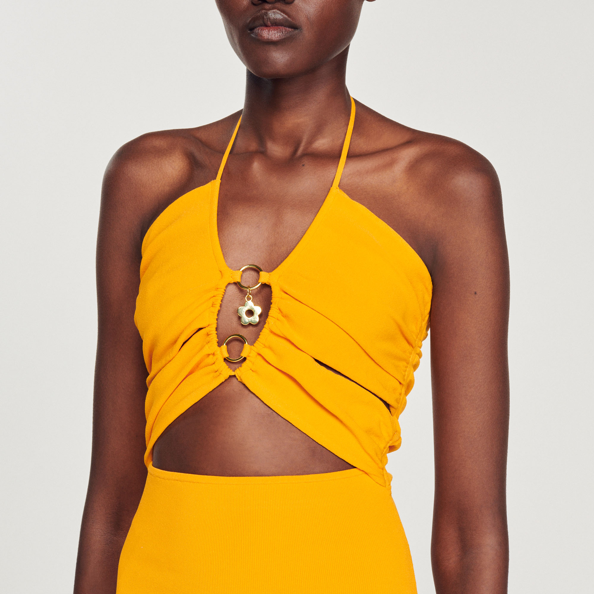 Body en maille detail anneaux