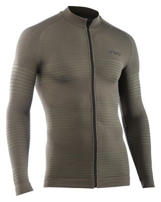 Maillot Manches Longues Northwave Trip Knit Vert