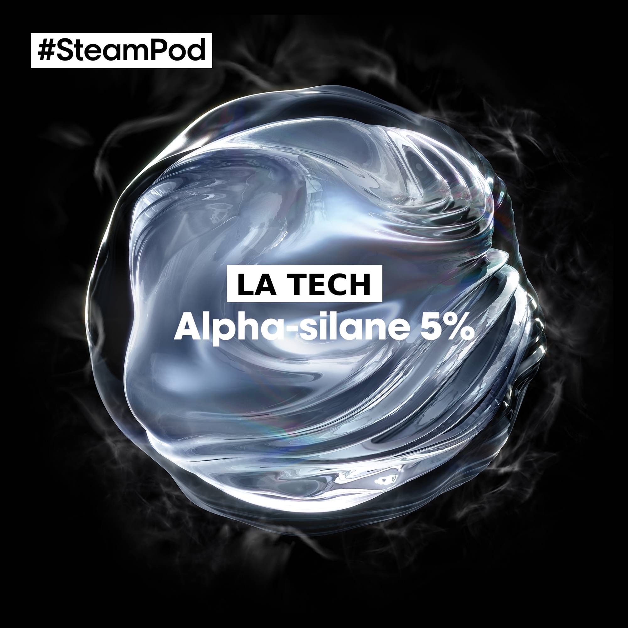 Pack SteamPod 4 lisseur vapeur & soin lissant professionnel et trousse incluse / 50ml