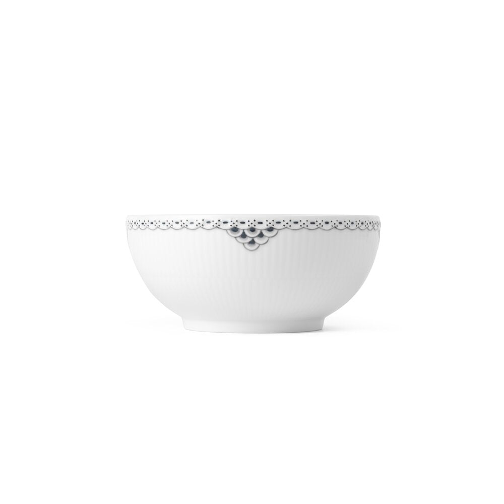 Royal Copenhagen  Sort Riflet Blonde skål - 73 cl.