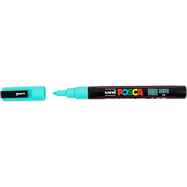 Posca Marker Set 8 stk Soft Colors PC-3M Spiss 0,9-1,3 mm