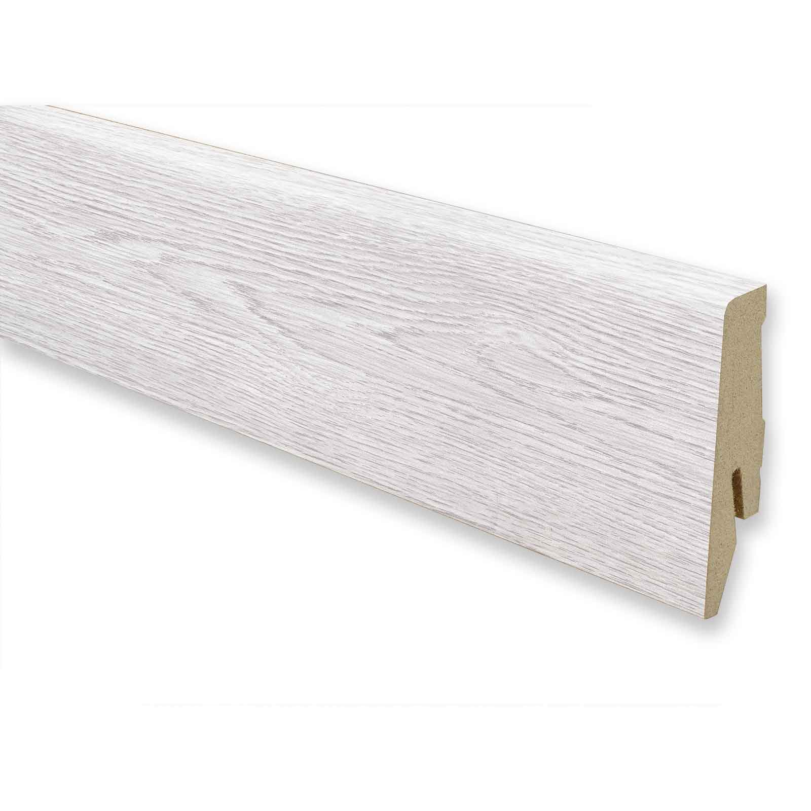 Sockelleiste - Eiche grau - 250 cm lang