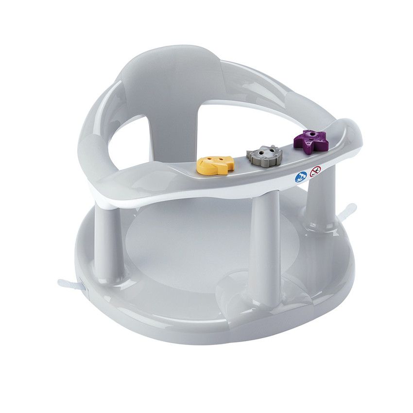 Siège de bain Aquababy - Gris charme - Ecru