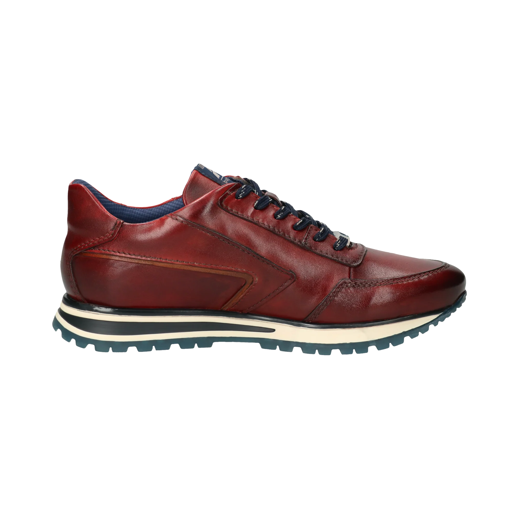 Leder Sneaker rot