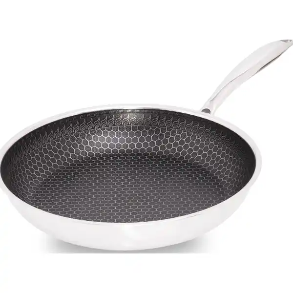 Edelstahl-Pfanne, 28cm