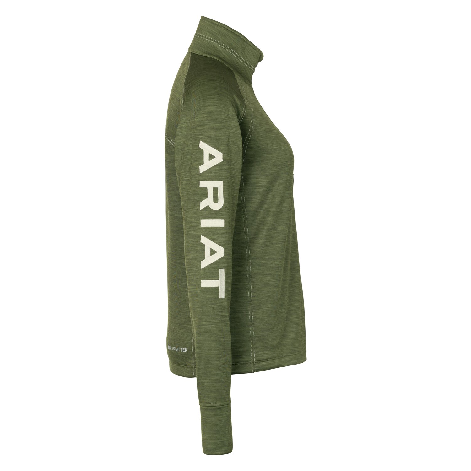 ARIAT Sweatshirt Tek Team 1/2 Zip - winter moss