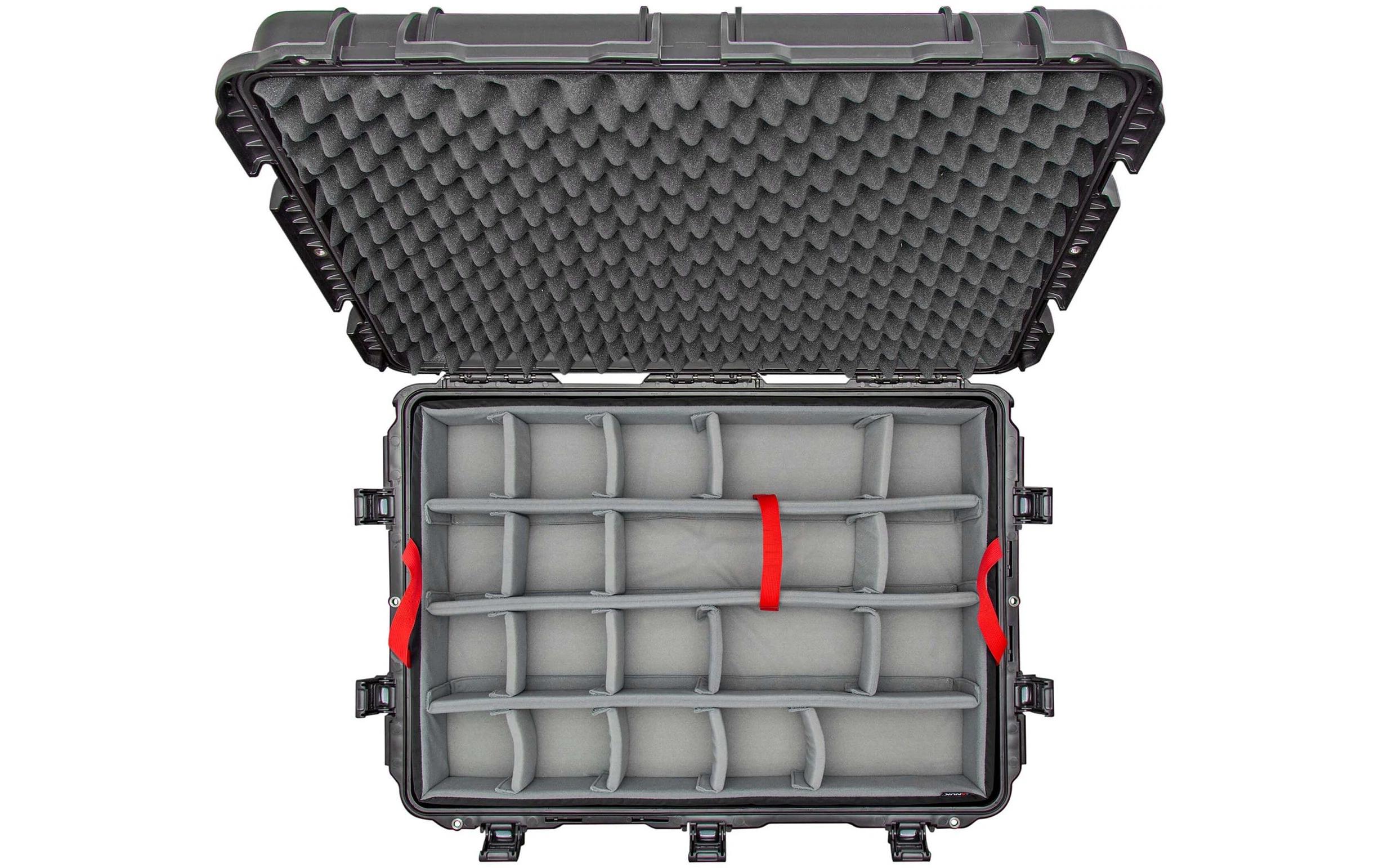Kunststoffkoffer 975 - mit Schaum Schwarz<br>Leichter, wasserdichter und robuster Hartschalenkoffer