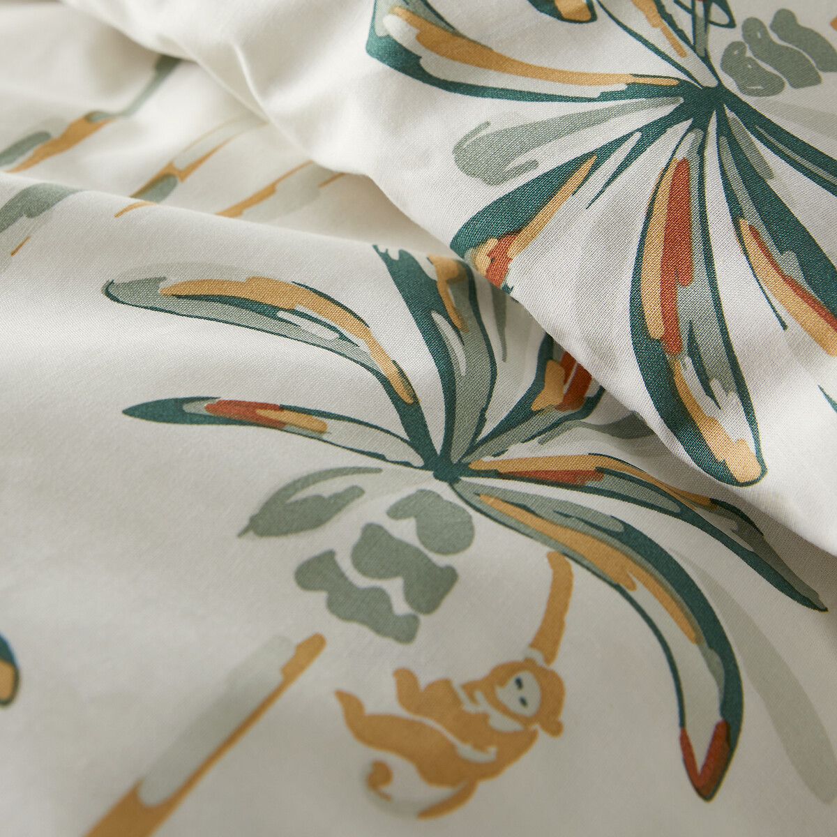 LA REDOUTE INTERIEURS<br>Conjunto de cama de algodão, fronha quadrada, Denham