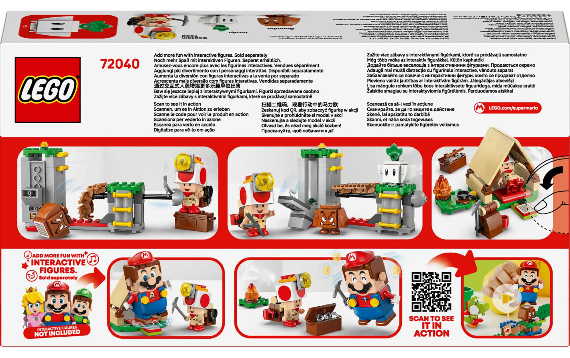 Super Mario Kapitän Toad-Camp 72040Lego-Figuren für spannende Rollenspiele