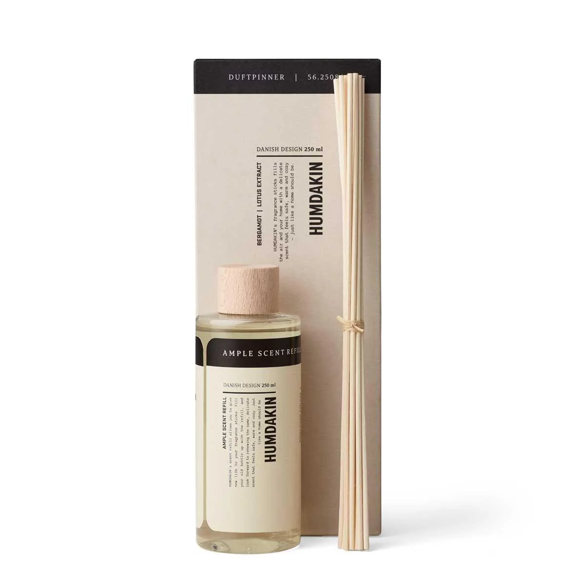 Humdakin  Duftpinde refill, Ample - 250 ml.