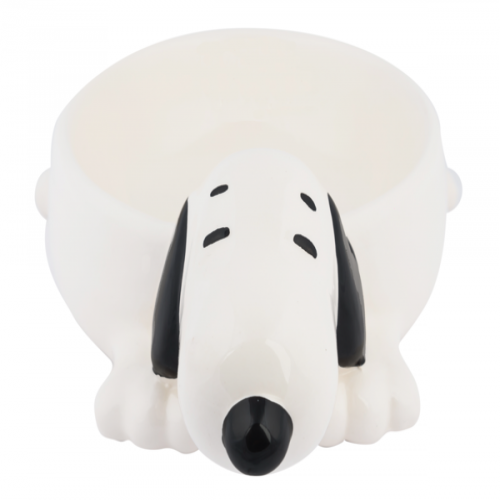 Alimentador para cães Zooz 3D Snoopy, branco