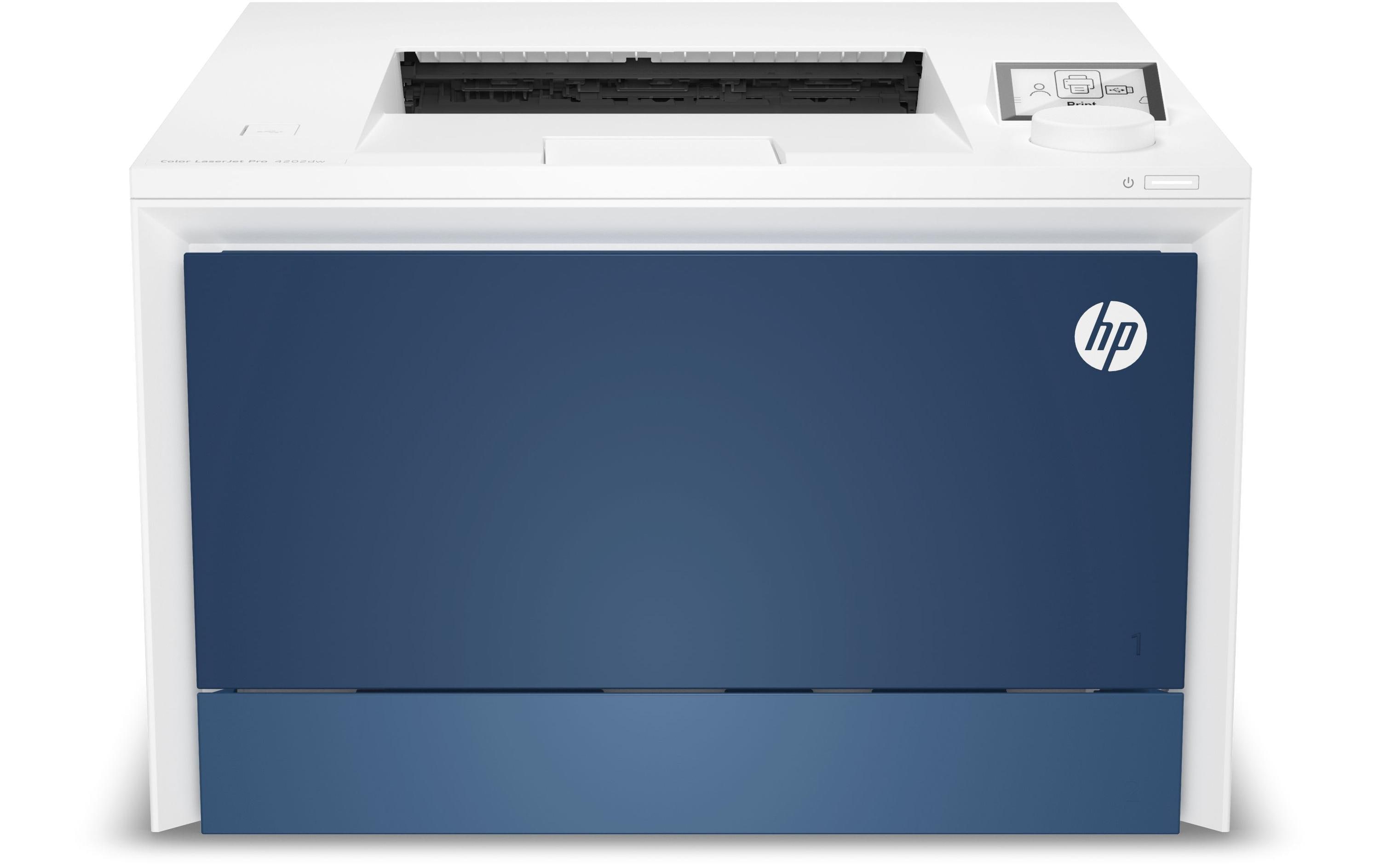 Drucker Color LaserJet Pro 4202dw<br>Kompakter Farb-Laserdrucker mit Duplexdruck