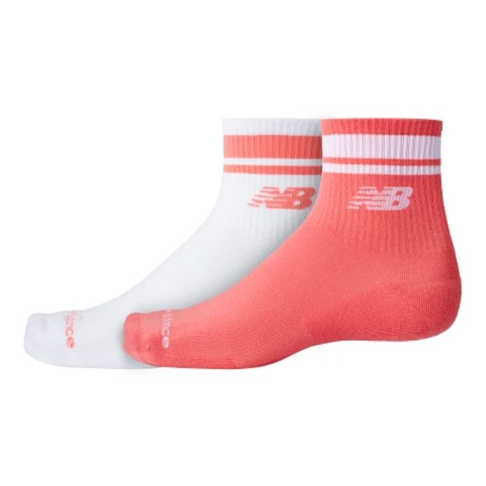 New Balance Unisex Strømper Run Repreve Ankle Socks - 2 Pack Pink