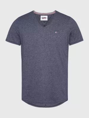 Camiseta Slim Fit com Decote em V