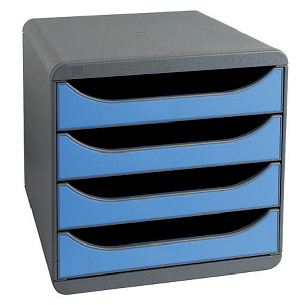 Module de classement Big Box classic Exacompta coloris gris souris/ Bleu glacé