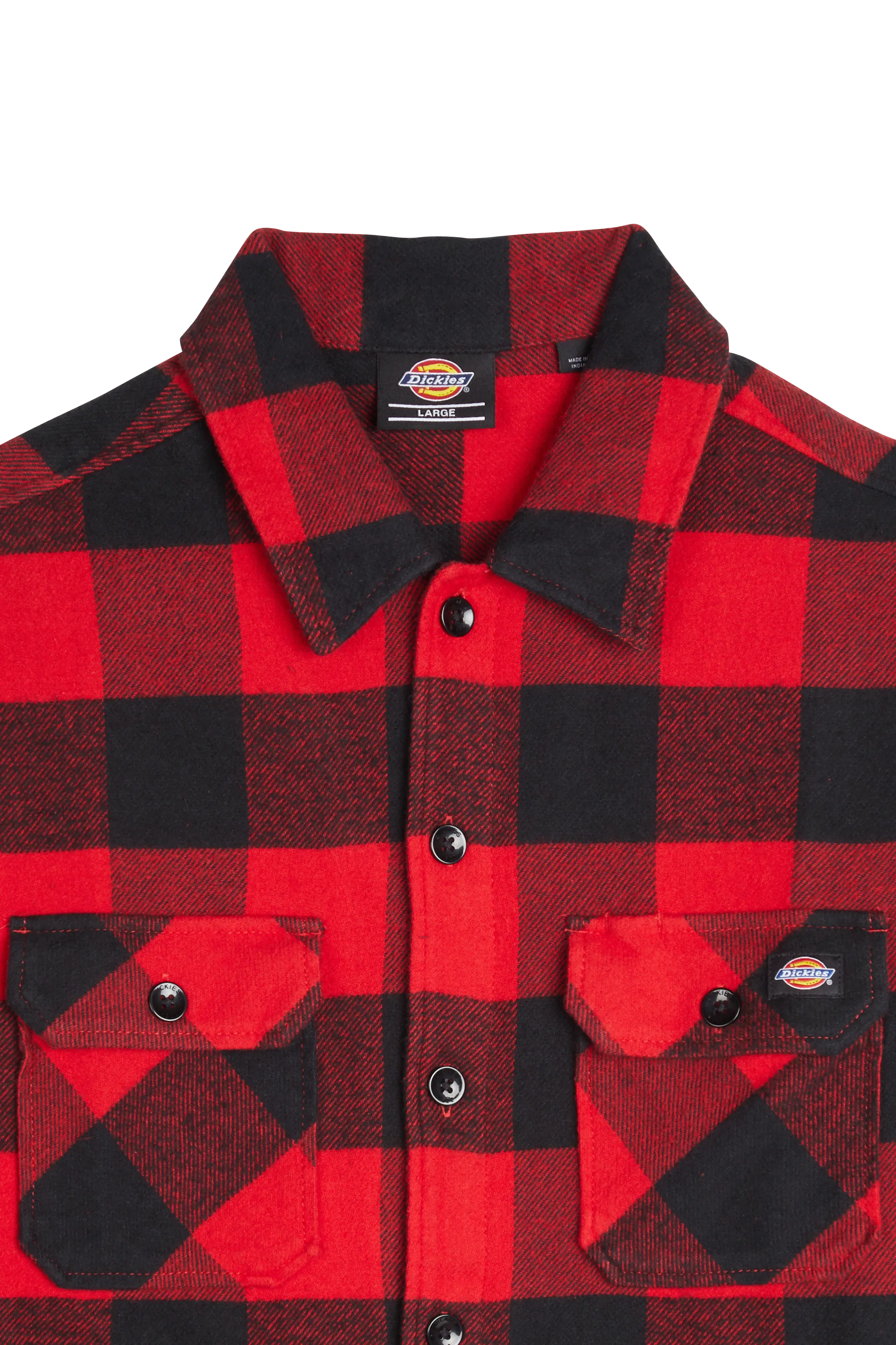 DICKIES Chemise NEW SACRAMENTO Rouge