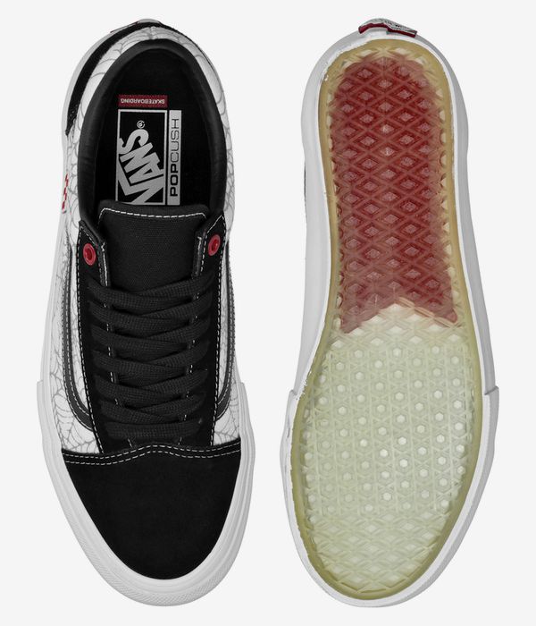 Vans Skate Old Skool Schuh (black widow black white red)