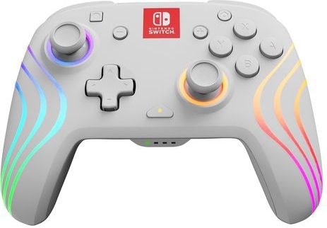 PDP - Afterglow Wave - Draadloze Controller - Wit - Nintendo Switch