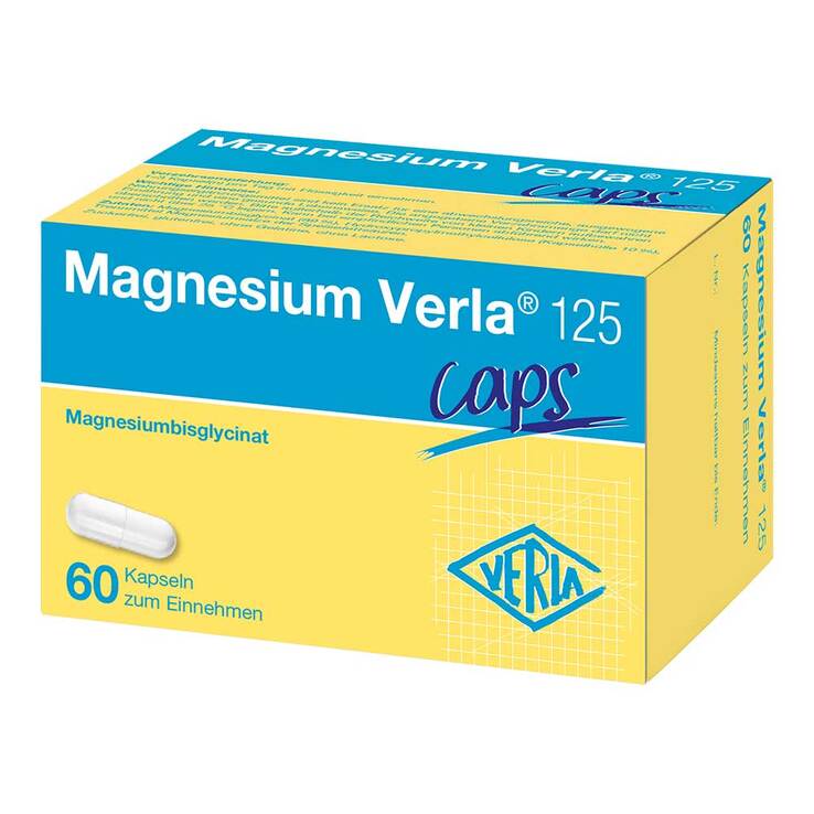 Magnesium Verla 125 Caps, 60 St