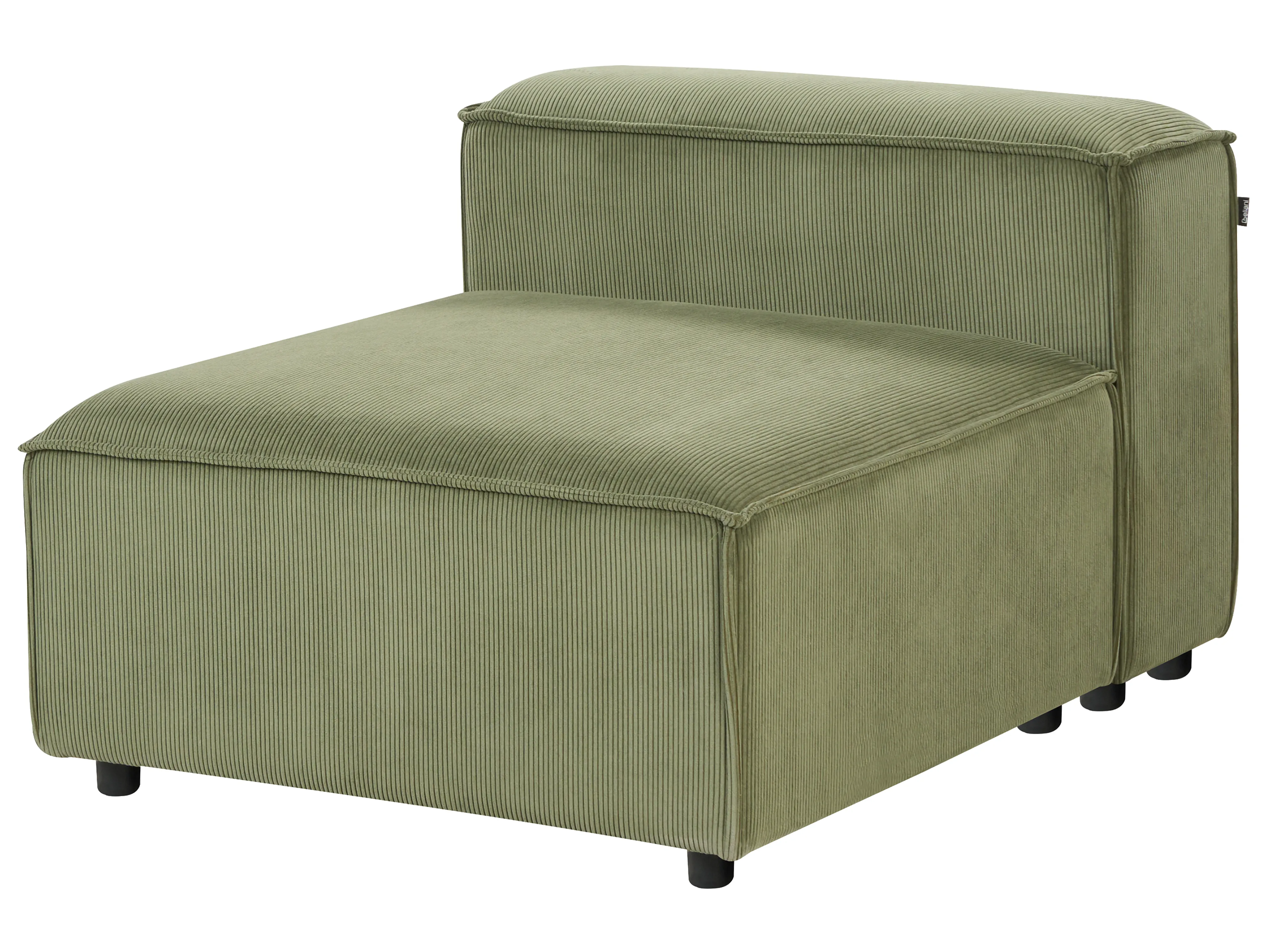 Modulaire hoekbank 4-zits ARDAL Corduroy Groen linkszijdig