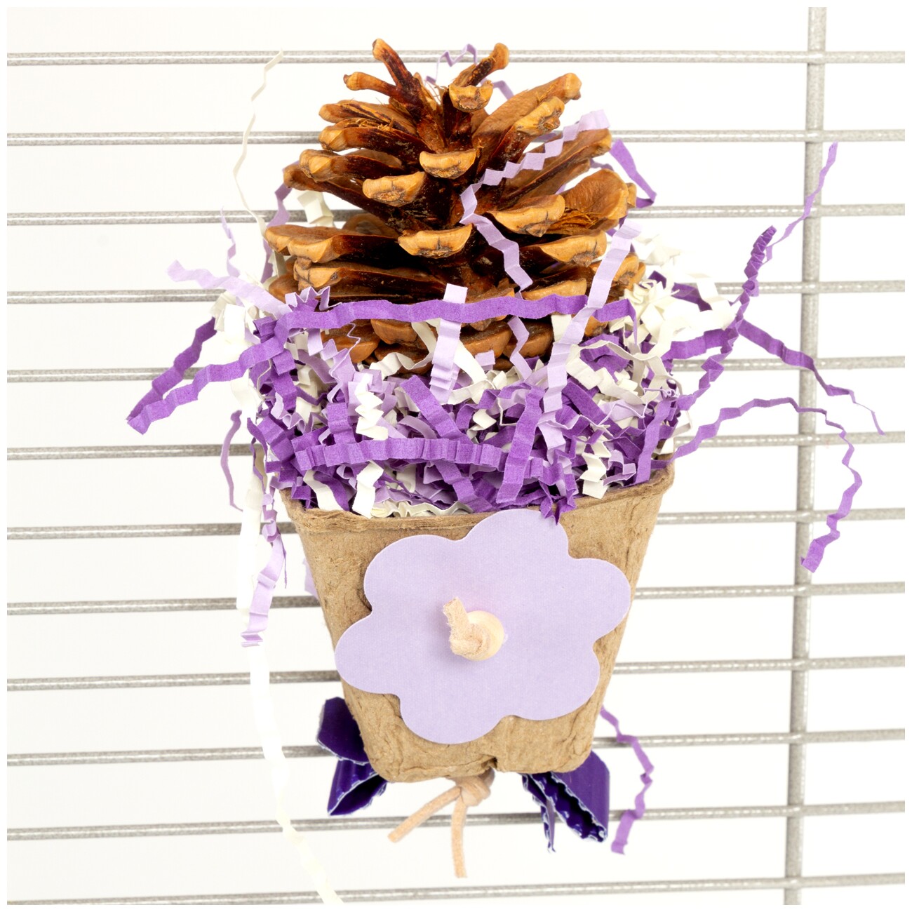 HappyBird Knabberspielzeug Pinecone Cup