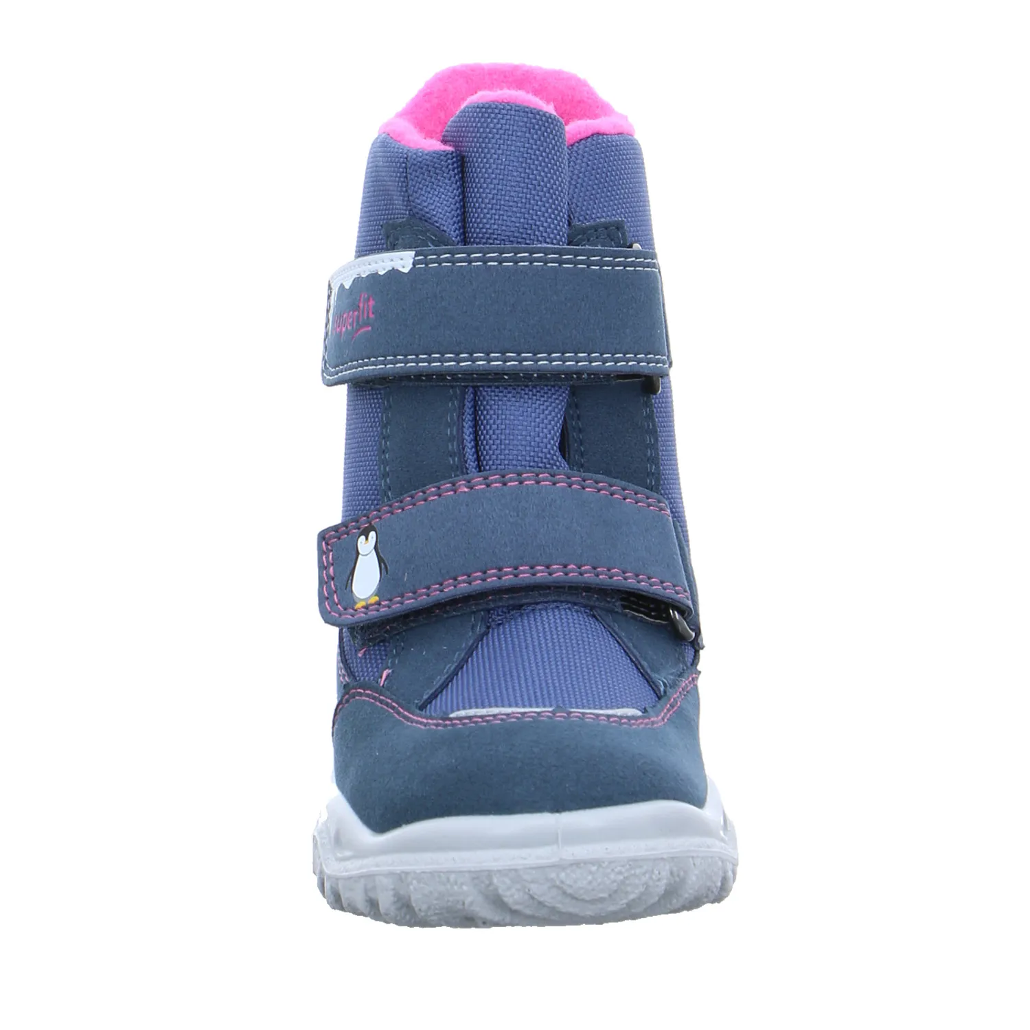 SUPERFIT Kleinkinder-Snowboot  Membran Blau Textil  Winterstiefel Mädchen