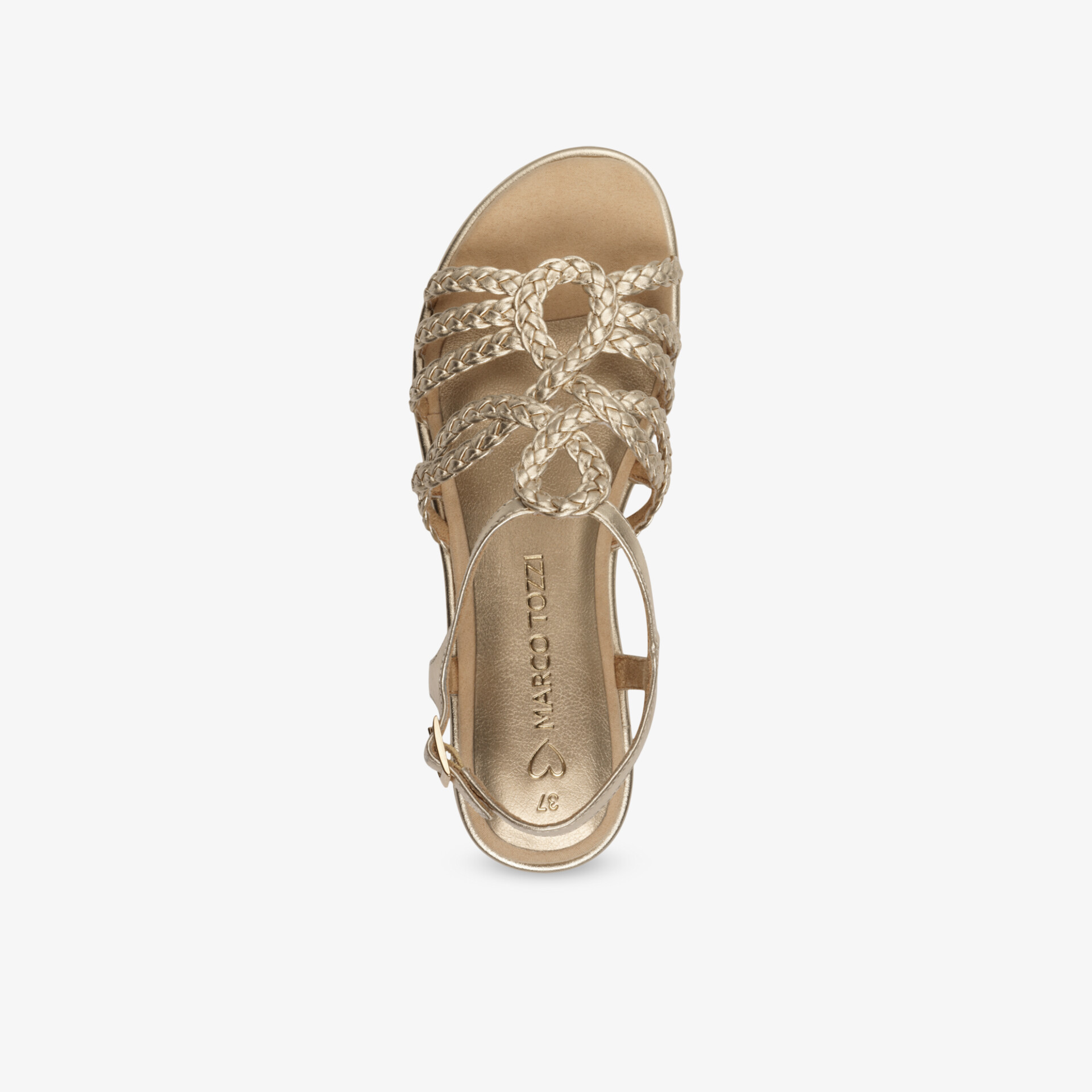 MARCO TOZZI Damen Riemchensandalen gold