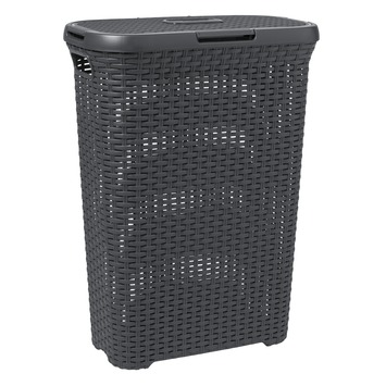Curver wasmand Style vintage antraciet 45 l