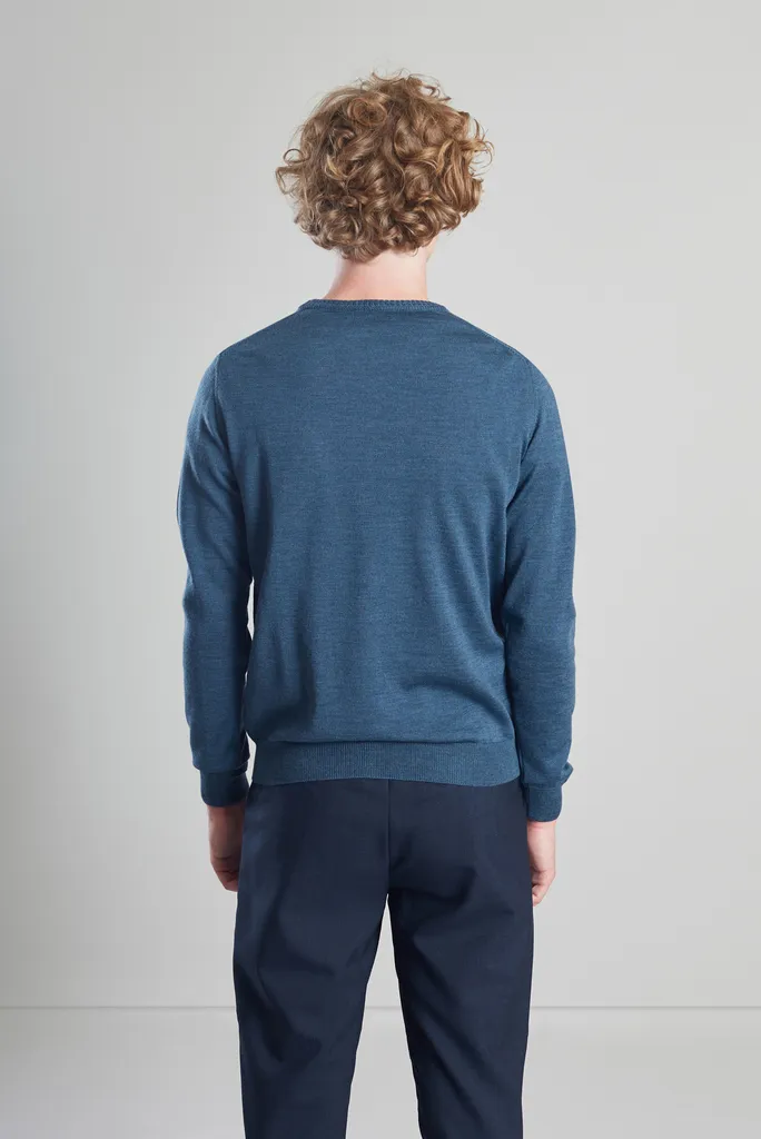 Pull col rond en laine mérinos L'Exception Paris