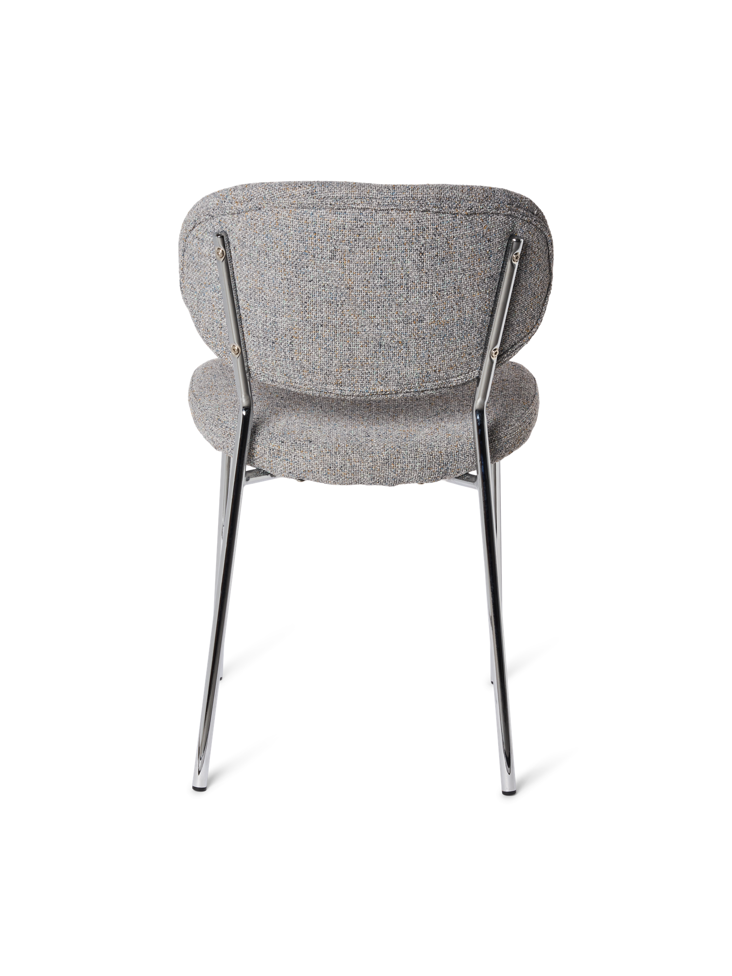 Stol i stof | Polyester/skum/jern/poppeltræ.  | Grey