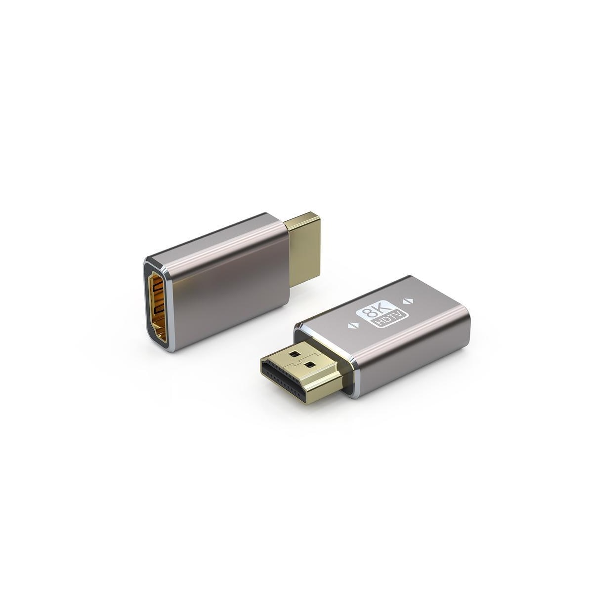 NÖRDIC HDMI-adapter hann til hunn 8K60Hz 4K120Hz Dynamic HDR 48Gbps eARC