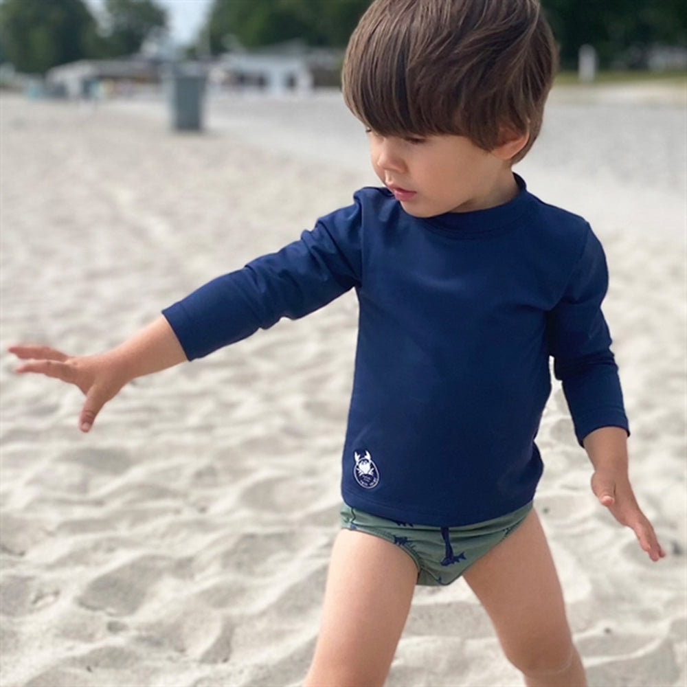 Blue Sydney Badebluse - Petit Crabe → Luksusbaby.dk