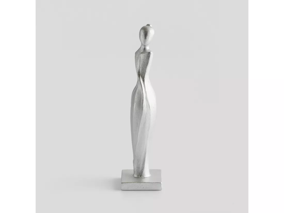 Figurine Jiosei argent moyen 33.5 x 8.5 x 10
