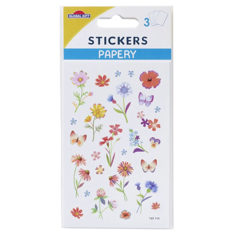 Stickers assortis 8x12cm