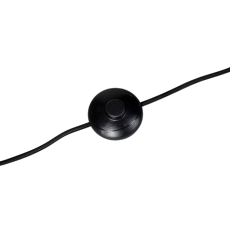 Design vloerlamp zwart met goud - Mayelle