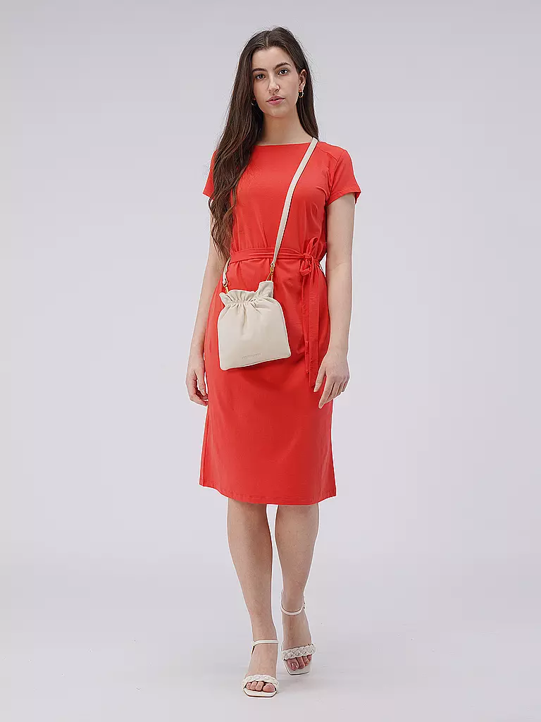 LES VISIONNAIRES Ledertasche - Bucket Bag LILOU SILKY creme